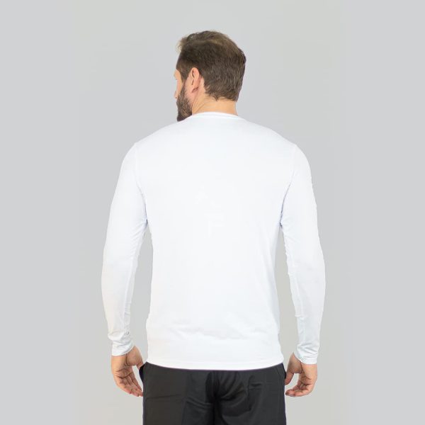 Camiseta UV Pro ML com Proteção solar UV Line Branco
