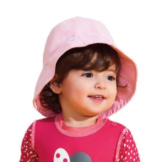 Chapéu UV Infantil Napoli com Proteção Solar UV Line Rosa