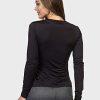 Camiseta UV Feminina Manga Longa com Proteção Solar Extreme UV Preto