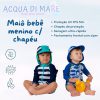 Macacão Bebê UV + Chapéu com Proteção Solar Acqua di Mare Peixinhos - Imagem 3
